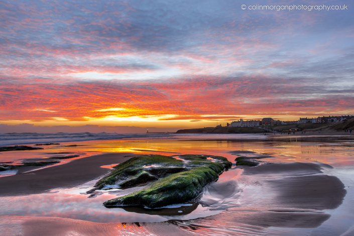 Sunrise at Tynemouth Longsands. Ref 8588 Colin Morgan Photography © Seascape Photograph | Print | Canvas